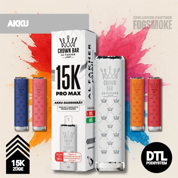Al Fakher 15K Pro Max DTL Akkuträger