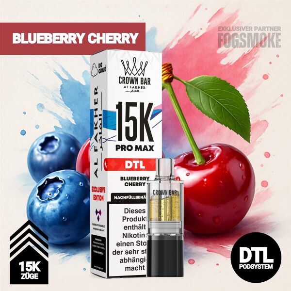 Al Fakher 15K Pro Max | POD | Blueberry Cherry