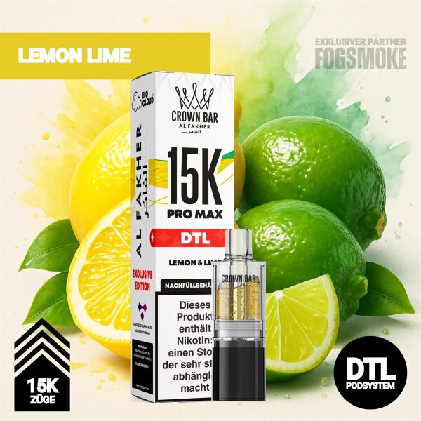 Al Fakher 15K Pro Max | POD | Lemon & Lime