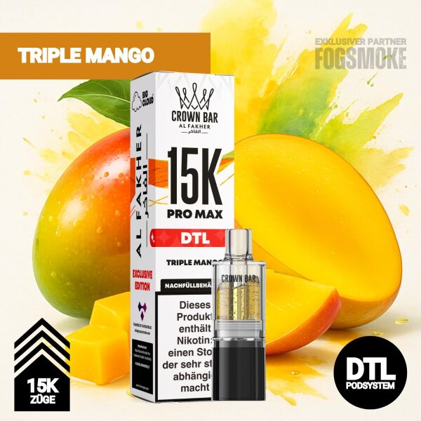 Al Fakher 15K Pro Max | POD | Triple Mango