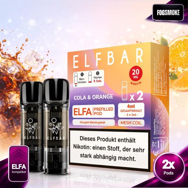 Elfbar ELFA | Pod | Cola & Orange