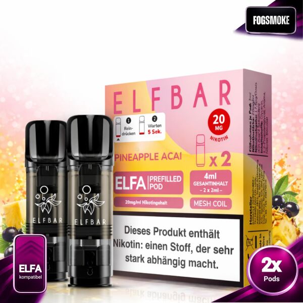 Elfbar ELFA | Pod | Pineapple Acai