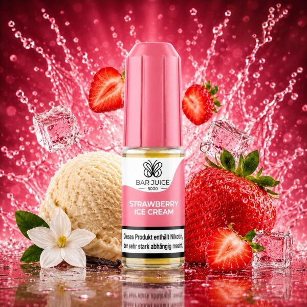 Bar Juice 5000 Nikotinsalz-Liquid – Strawberry Ice Cream