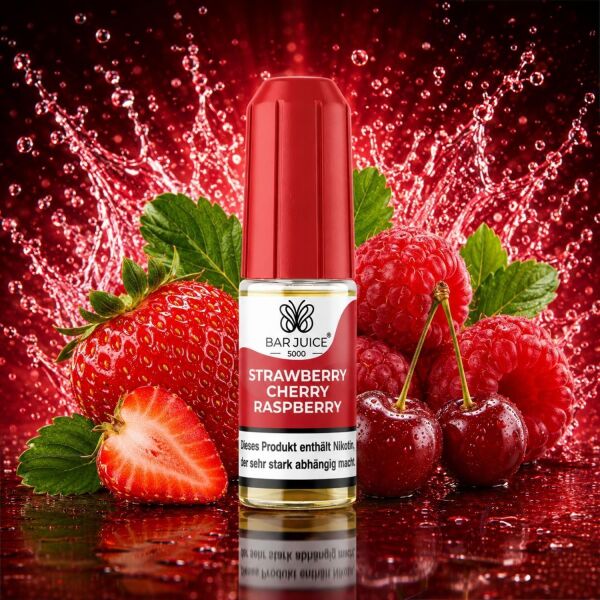 Bar Juice 5000 Liquid – Strawberry Cherry Raspberry