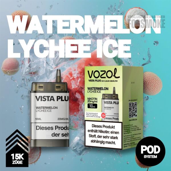 Vozol Vista Plug EZ | Pod | Watermelon Lychee Ice