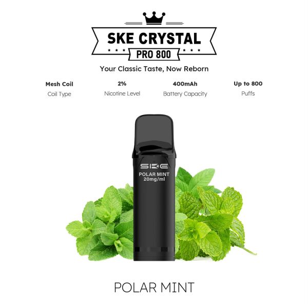 SKE Crystal Pro 800 | Polar Mint | Elfa-Kompatibel