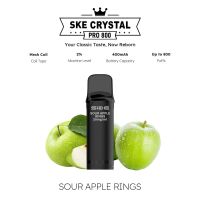 SKE Crystal Pro 800 | Sour Apple Rings | Elfa-Kompatibel