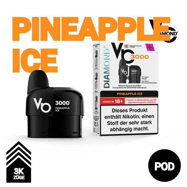 Vapes Bar Diamond 3K | Pod | Pineapple Ice