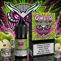 OWLIQ Nikotinsalz-Liquid – Sour Apple, 10 mg/ml