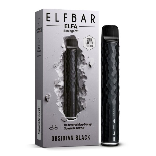Elfbar ELFA | Akku | Obsidian Black | LIMITED EDITION