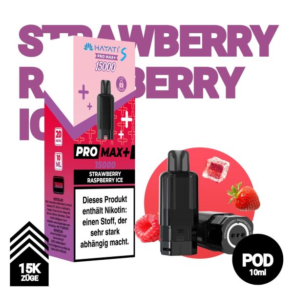 Hayati Pro Max+ 15K | Pod | Strawberry Raspberry Ice