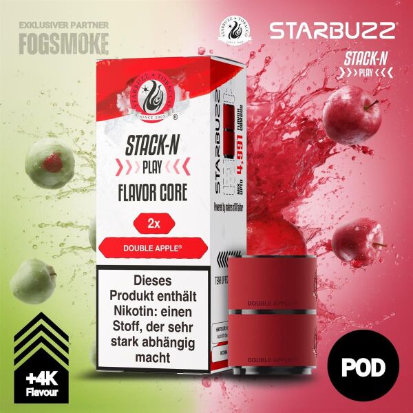 Starbuzz Stack-N Play | Pod | Double Apple