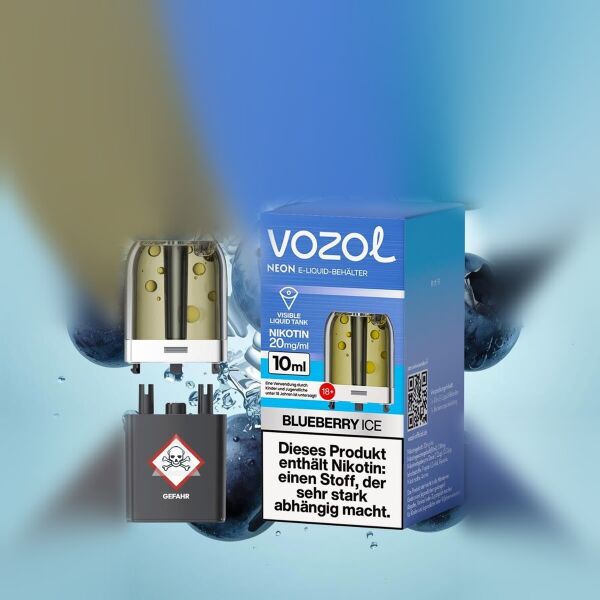 Vozol Neon Plug Max Pod – Blueberry Ice