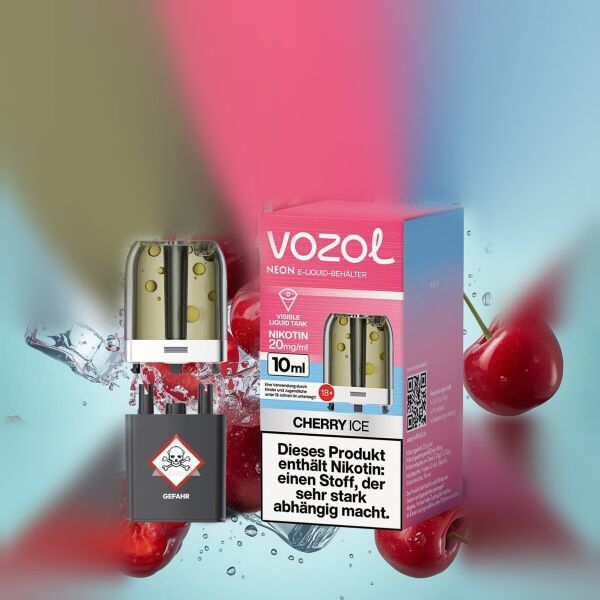 Vozol Neon Plug Max Pod – Cherry Ice
