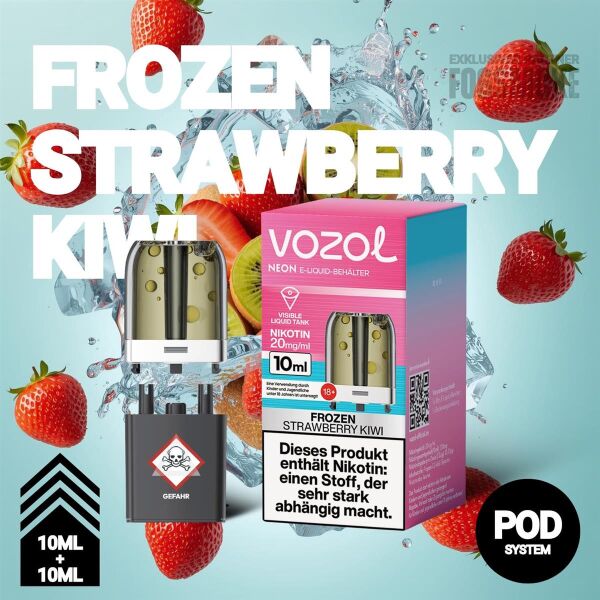 Vozol Neon Plug Max | Pod | Frozen Strawberry Kiwi