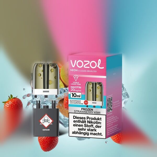 Vozol Neon Plug Max Pod – Frozen Strawberry Kiwi