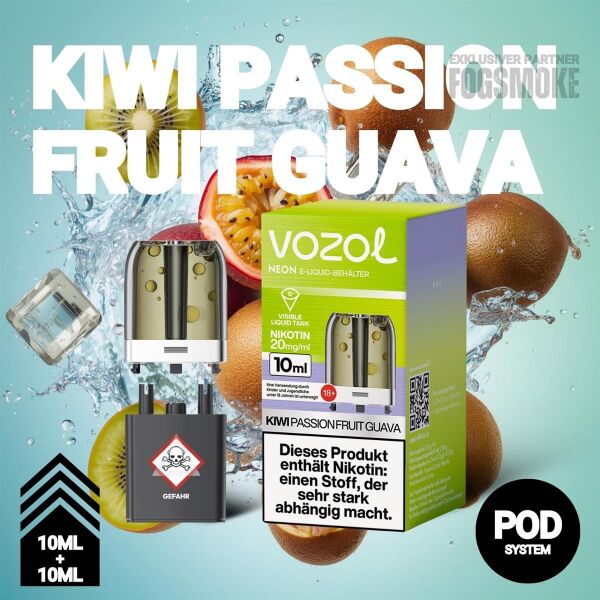 Vozol Neon Plug Max | Pod | Kiwi Passion Fruit Guava