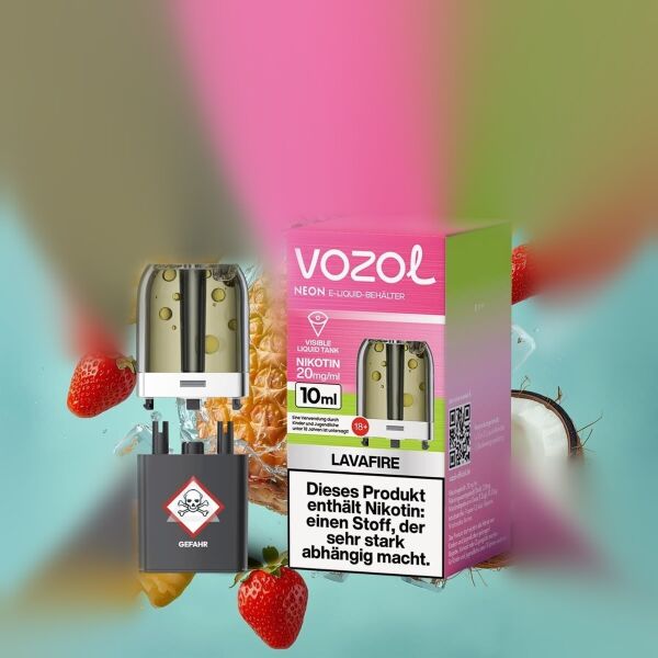 Vozol Neon Plug Max Pod – Lavafire