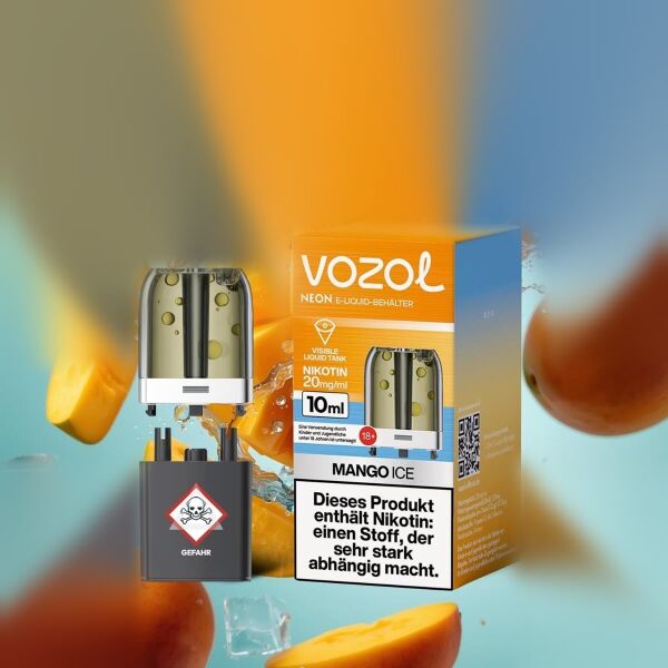 Vozol Neon Plug Max Pod – Mango Ice