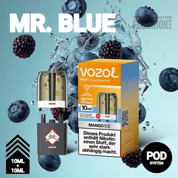 Vozol Neon Plug Max | Pod | Mr. Blue