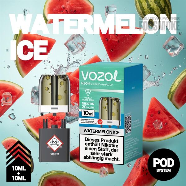 Vozol Neon Plug Max | Pod | Watermelon Ice