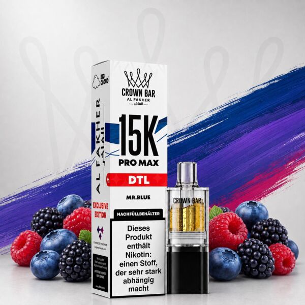 Al Fakher 15K Pro Max Pod – Mr. Blue