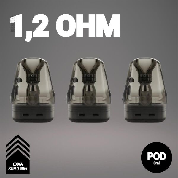 3x OXVA Xlim CL Pod | 1,2 Ohm