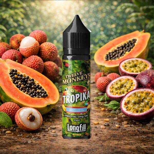 Twelve Monkeys Tropika, 10 ml Longfill-Aroma für 60 ml