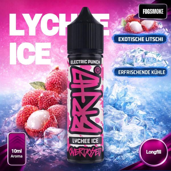 Barehead | Electric Punch | 10ml Aroma | Lychee Ice Overdosed