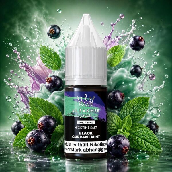 Al Fakher Nikotinsalz-Liquid – Blackcurrant Mint