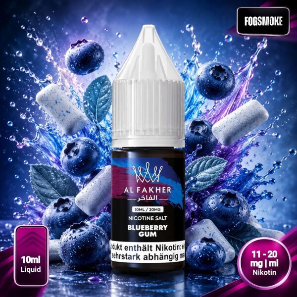 Al Fakher Liquid | Blueberry Gum