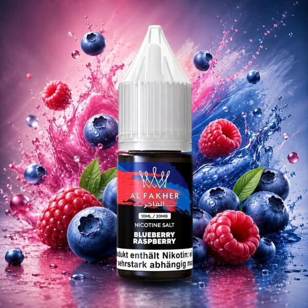 Al Fakher Nikotinsalz-Liquid – Blueberry Raspberry