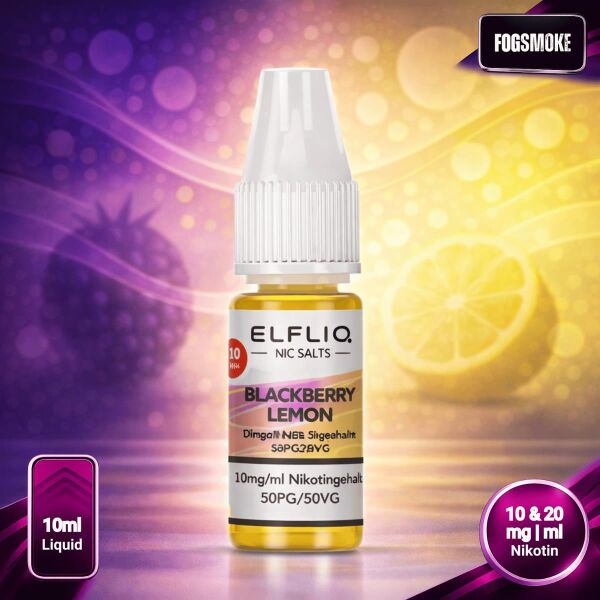 Elfliq Liquid by Elfbar | Blackberry Lemon