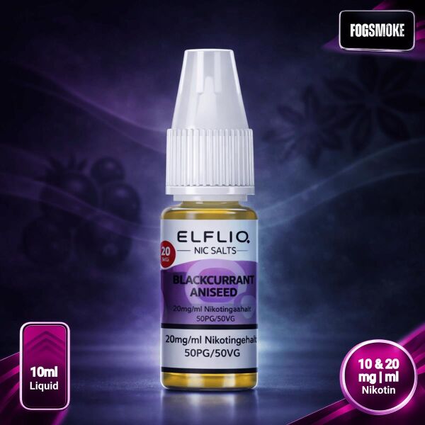 Elfliq Liquid by Elfbar | Blackcurrant Aniseed