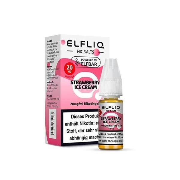 Elfliq Liquid by Elfbar | Strawberry Ice Cream