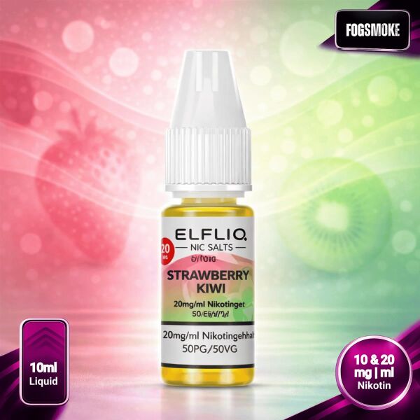 ELFLIQ | Nicsalt Liquid | Strawberry Kiwi
