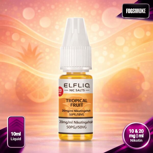 ELFLIQ | Nicsalt Liquid | Tropical Fruit