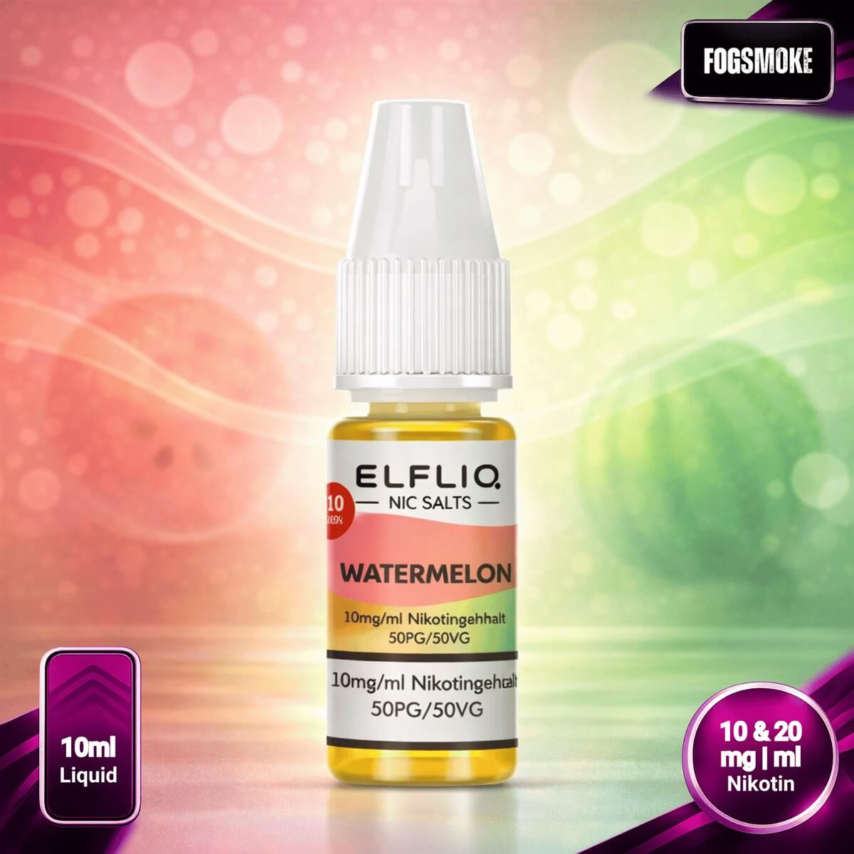 elfbar elfa master akku Elfbar Elfliq - Watermelon 10ml main image 1