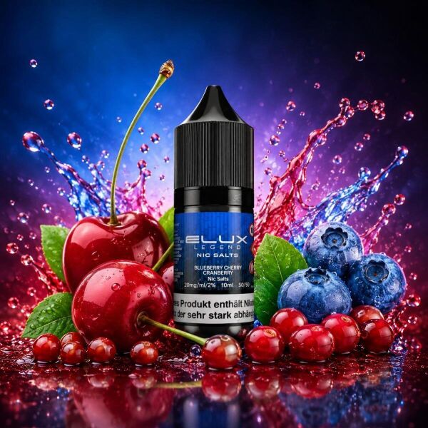 ELUX Nikotinsalz-Liquid – Blueberry Cherry Cranberry
