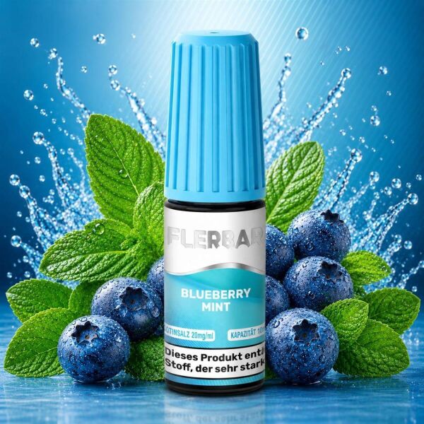 Flerbar Nikotinsalz-Liquid – Blueberry Mint