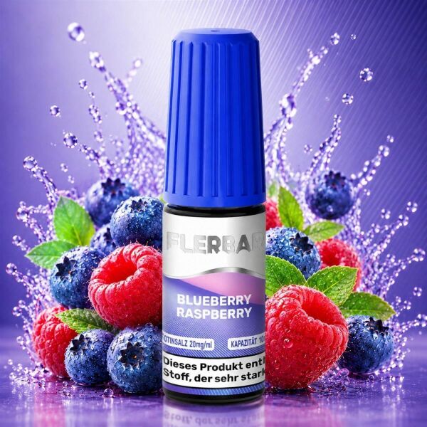 Flerbar Nikotinsalz-Liquid – Blueberry Raspberry