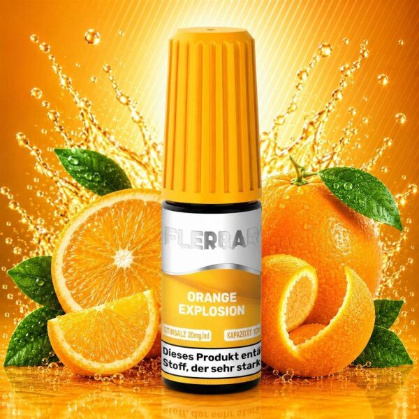 Flerbar Nikotinsalz-Liquid – Orange Explosion