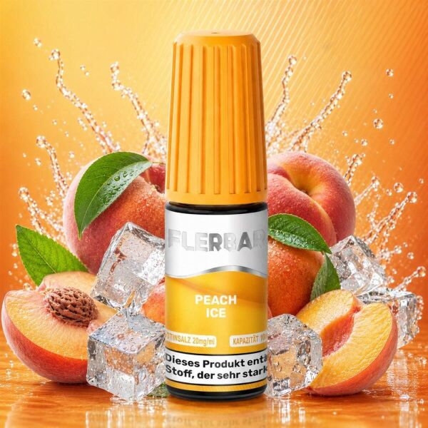 Flerbar Nikotinsalz-Liquid – Peach Ice
