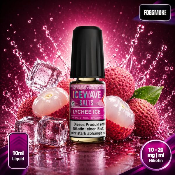 Ice Wave | Nicsalt Liquid | Lychee Ice