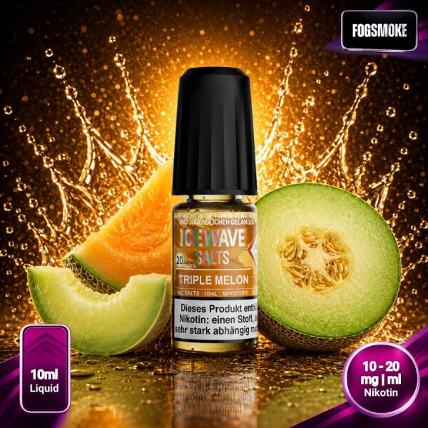 Ice Wave | Nicsalt Liquid | Triple Melon