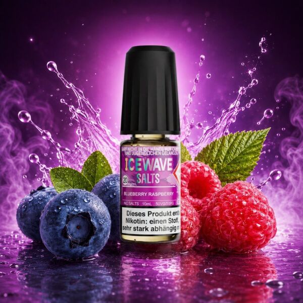 Ice Wave Nikotinsalz-Liquid – Blueberry Raspberry