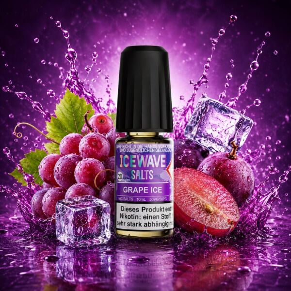 Ice Wave Nikotinsalz-Liquid – Grape Ice