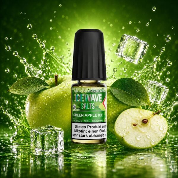Ice Wave Nikotinsalz-Liquid – Green Apple Ice
