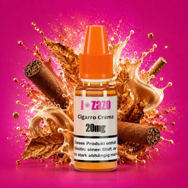 ZAZO Intense Nikotinsalz-Liquid – Cigarro Crema