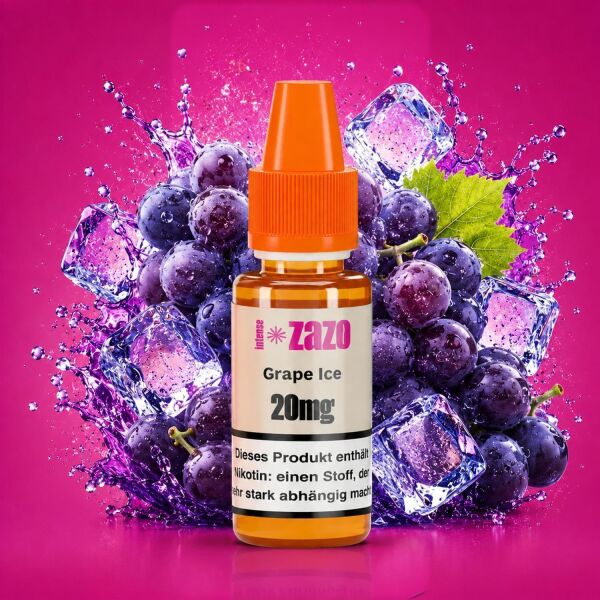 ZAZO Intense Nikotinsalz-Liquid – Grape Ice